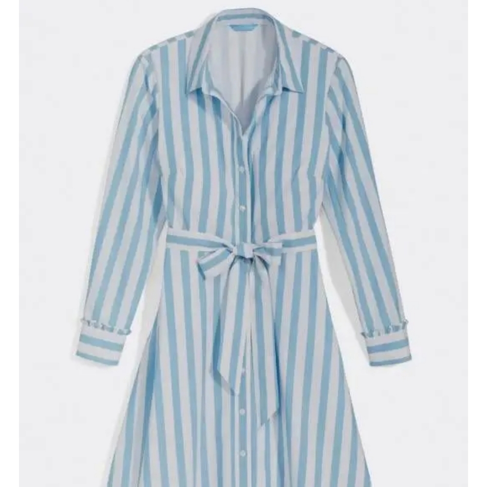 Draper James Carly Shirtdress in awning stripe Size 8